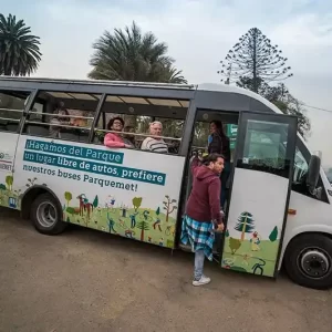 Buses Panorámicos Parquemet: Recorre el Cerro San Cristóbal